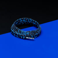 Printies Shoelaces · Leopard Royal Blue
