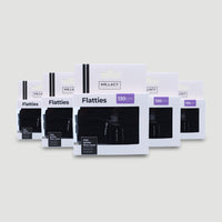 *Flatties Shoelaces · Black · Mr.Lacy