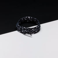 Printies Shoelaces · Cement Black/White