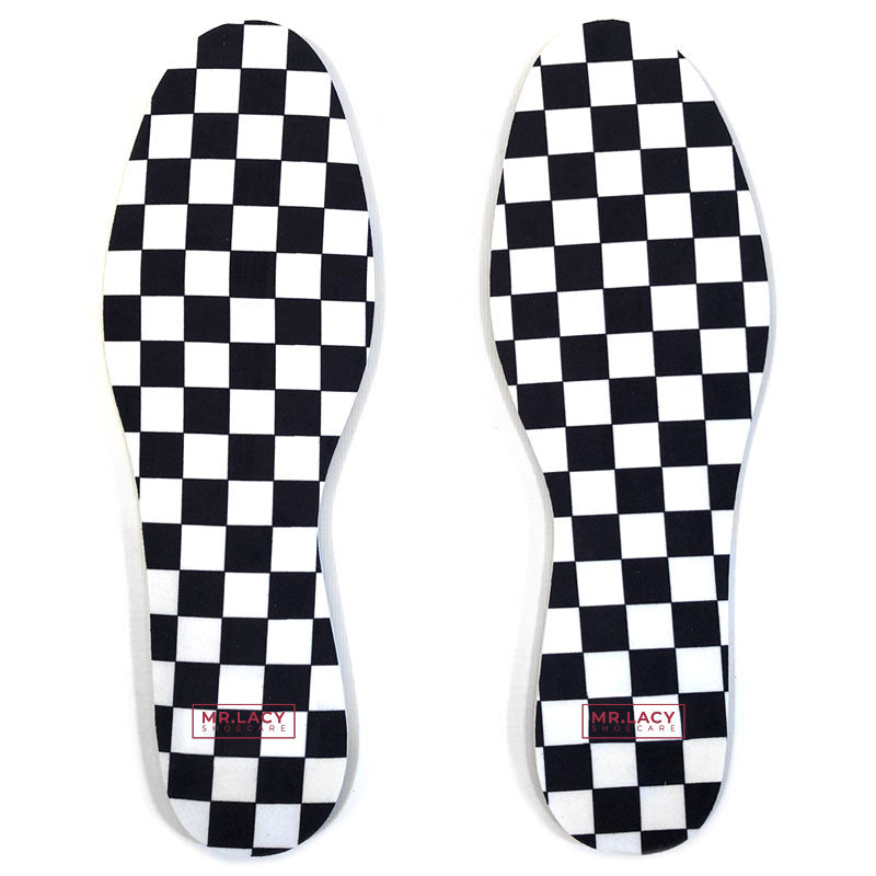 Buy Relax Insoles Print Checkered Black/White ·