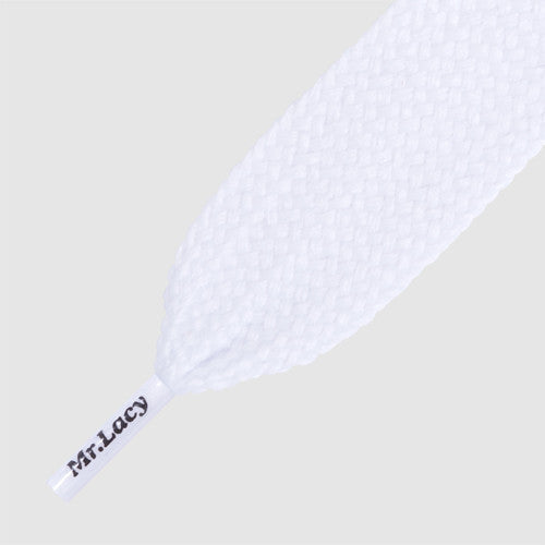 Fatties Shoelaces - White - Mr.Lacy