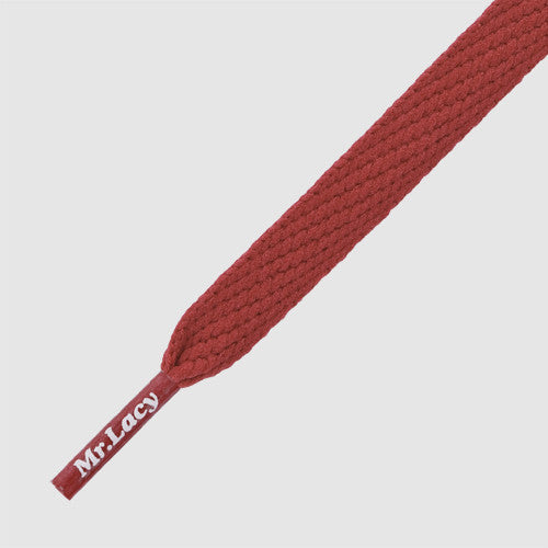 Flatties Shoelaces - Burgundy - Mr.Lacy