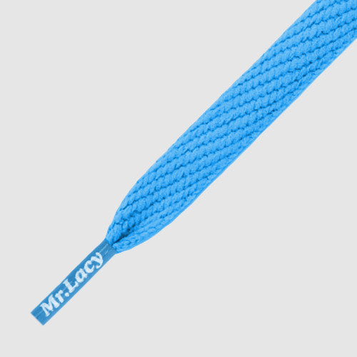 Flatties Shoelaces - Cyan - Mr.Lacy