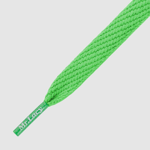 Flatties Shoelaces - Kelly Green - Mr.Lacy