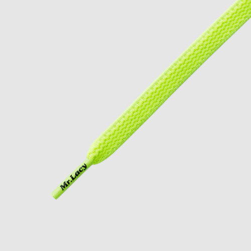 Flexies 110 cm Shoelaces - Neon Lime Yellow - Mr.Lacy