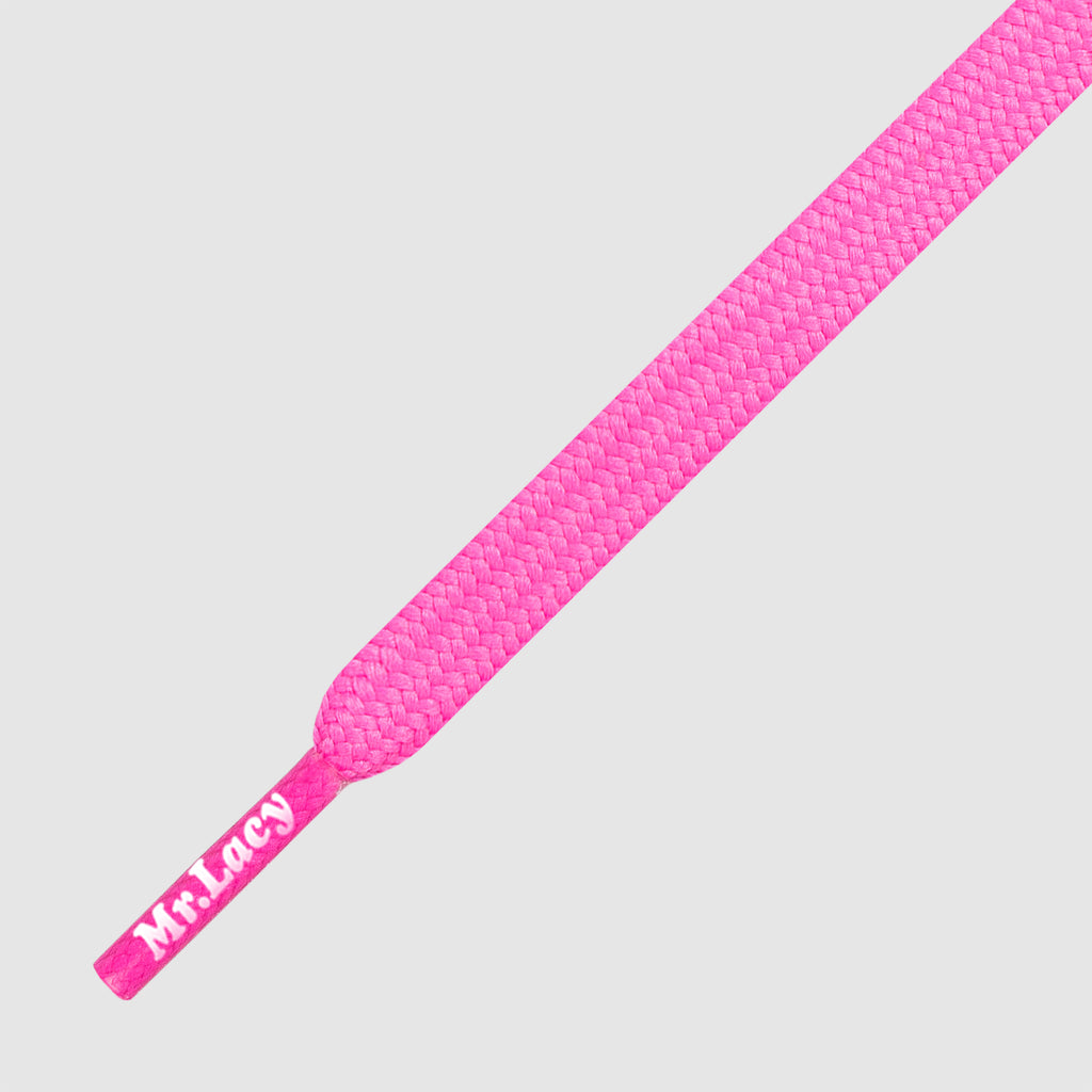 Runnies Flat 80 cm Shoelaces - Lipstick Pink - Mr.Lacy