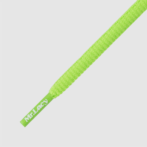 Runnies Hydrophobic Shoelaces - Neon Green - Mr.Lacy