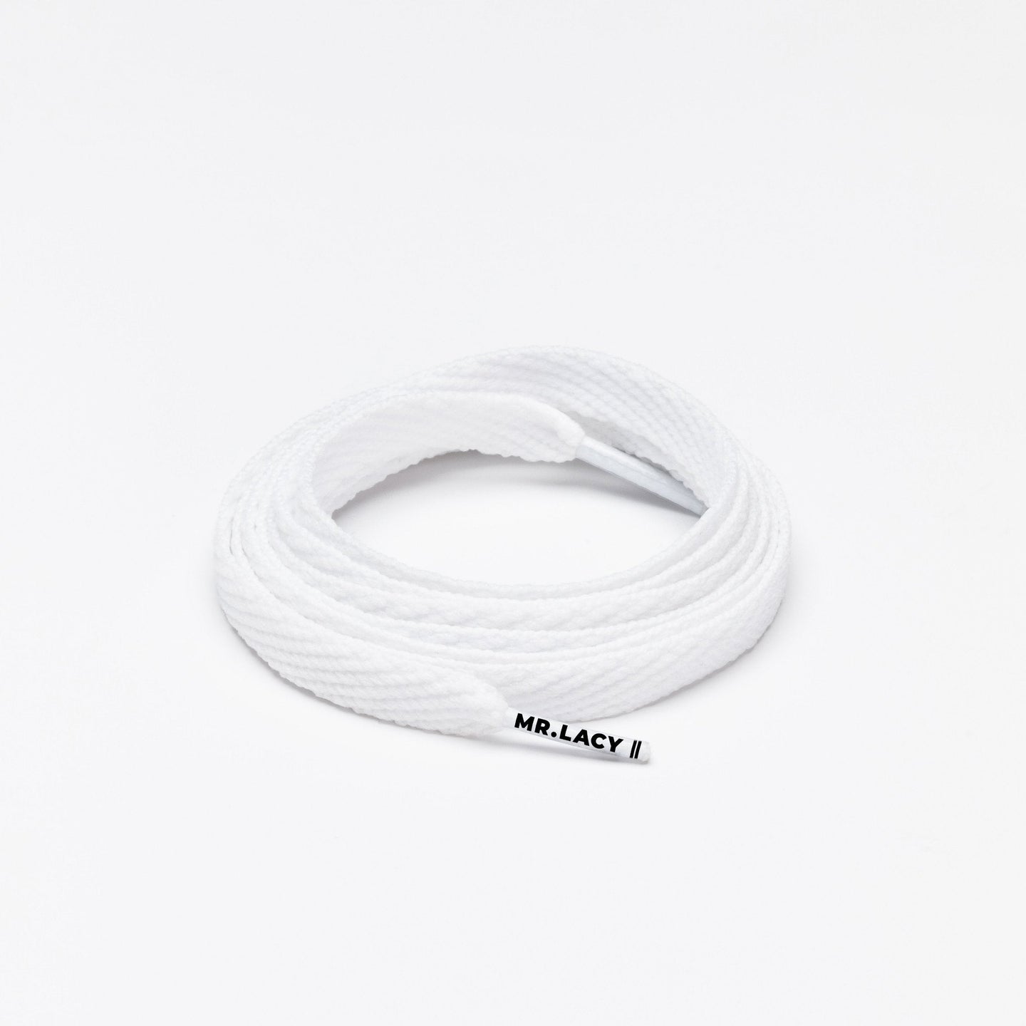 Junior Flatties Shoelaces · White