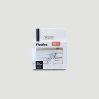 *Flatties Shoelaces · White · Mr.Lacy