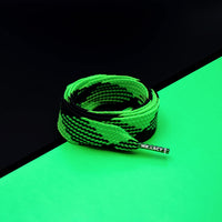 Fatties Shoelaces · Black/Green