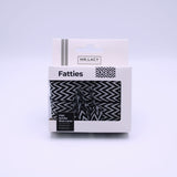 Fatties Shoelaces · Black/White