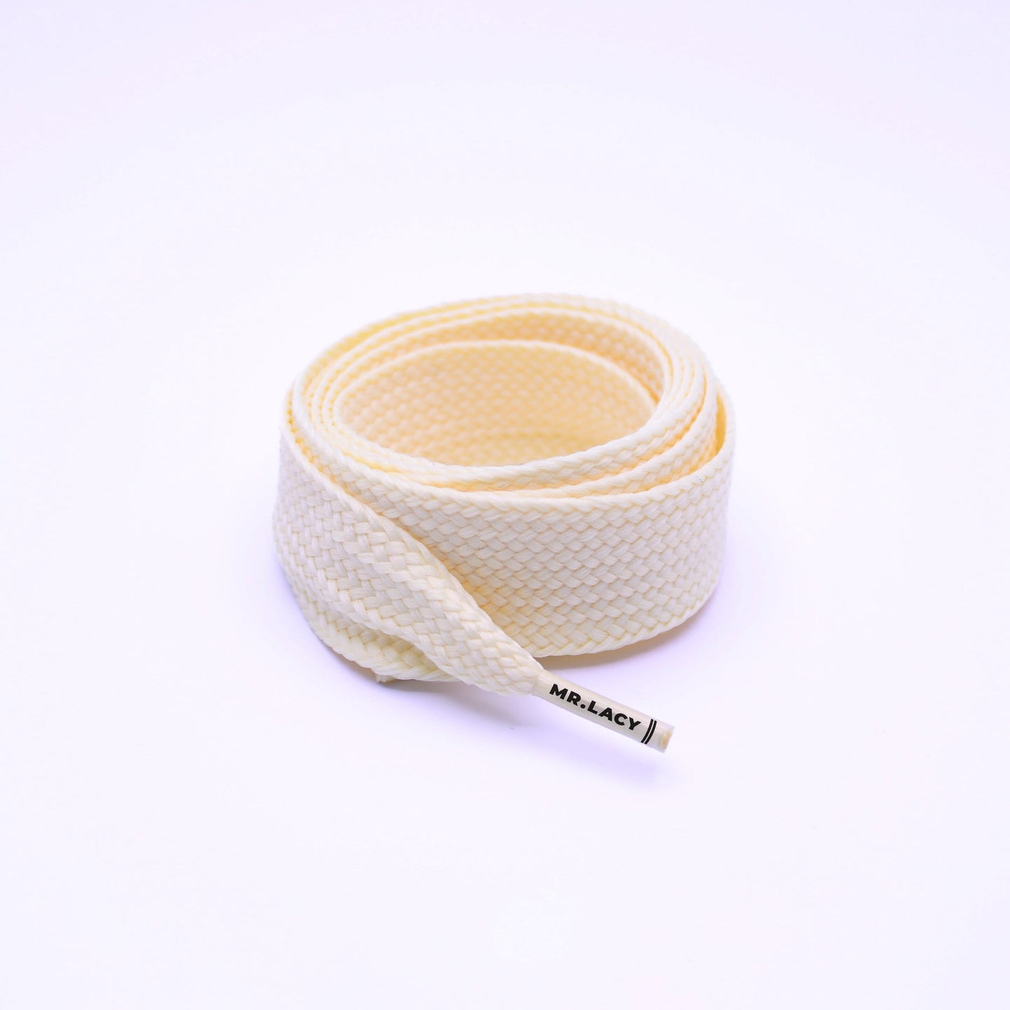 Fatties Shoelaces · Pastel Yellow