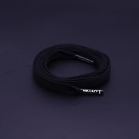 *Flatties Shoelaces · Black · Mr.Lacy