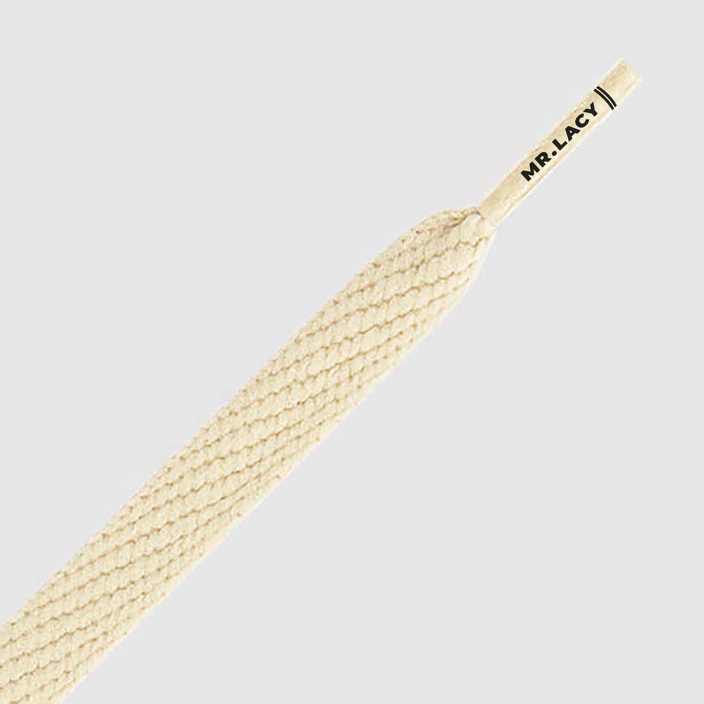 *Flatties Shoelaces · Cream · Mr.Lacy