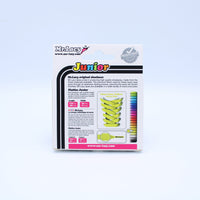 Junior Flatties Shoelaces · Neon Lime Yellow