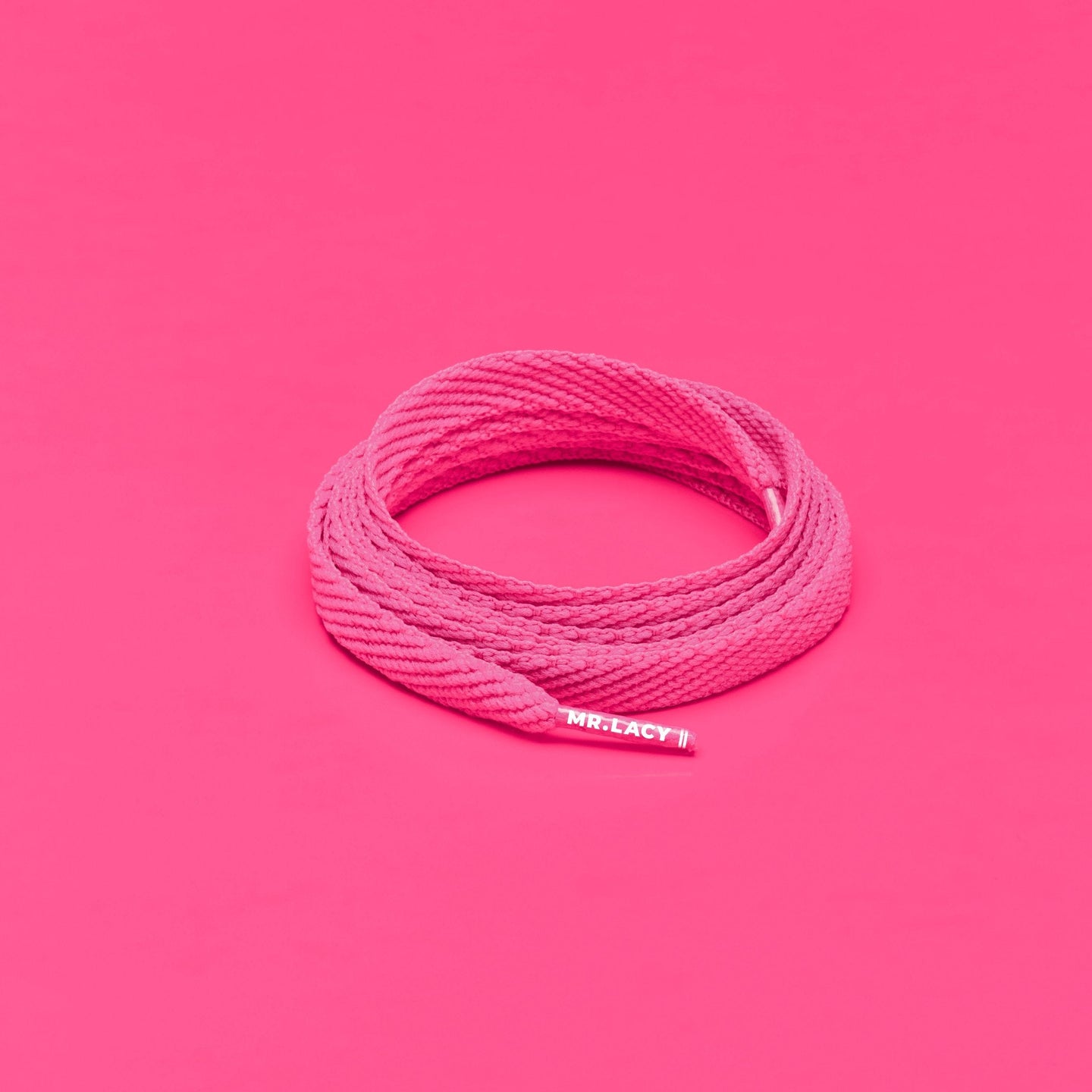 *Flatties Shoelaces · Lipstick Pink · Mr.Lacy