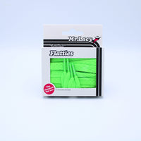 Junior Flatties Shoelaces · Neon Green