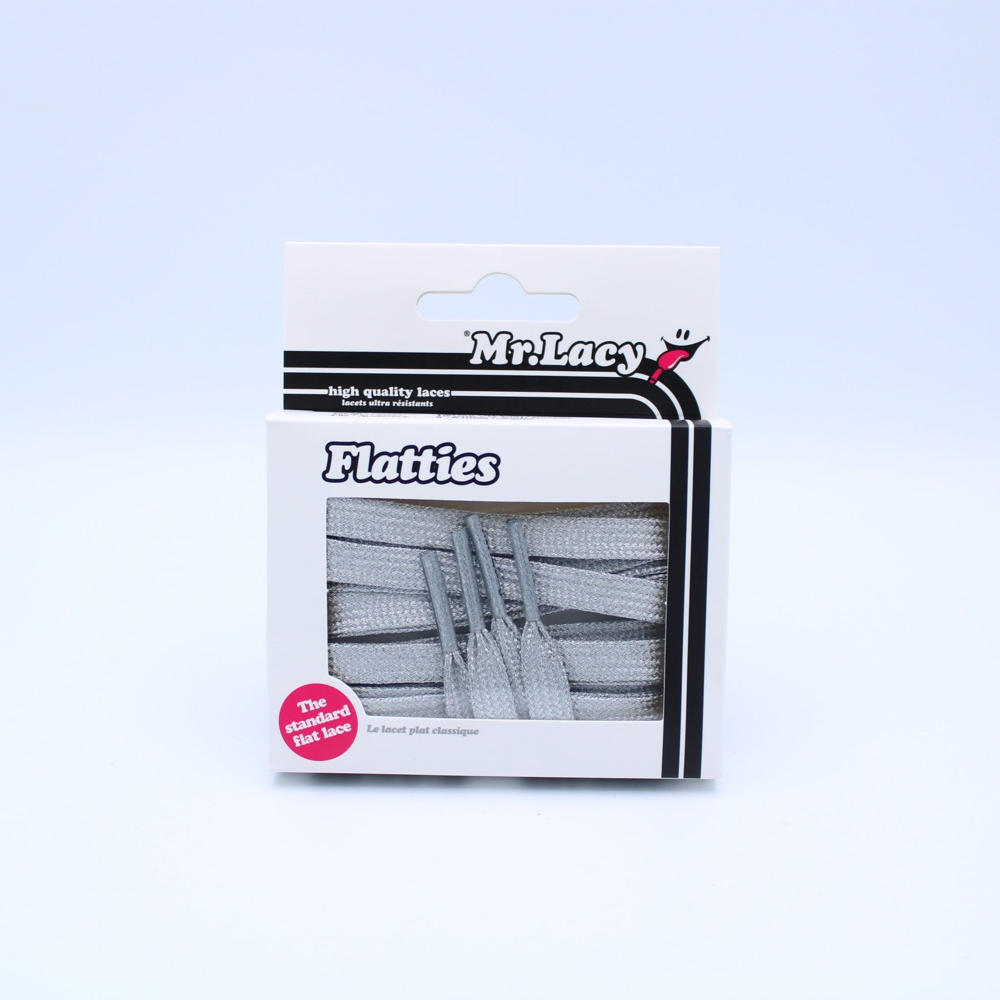 Flatties Shoelaces · Silver