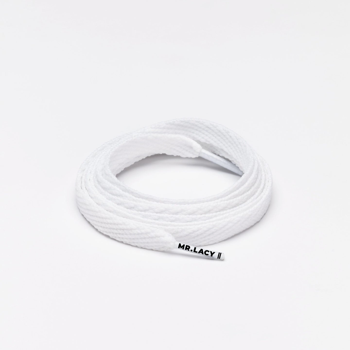 *Flatties Shoelaces · White · Mr.Lacy