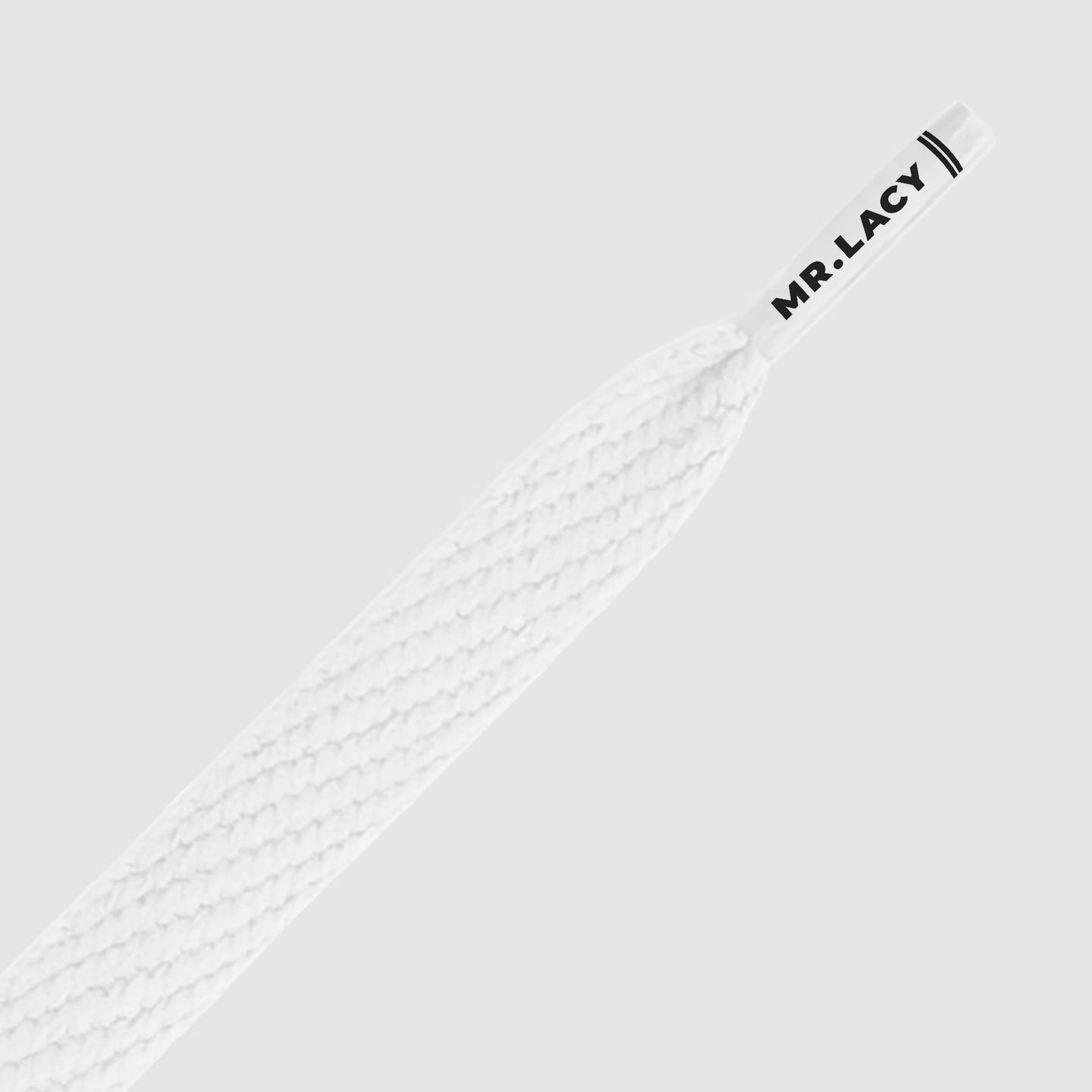 *Flatties Shoelaces · White · Mr.Lacy