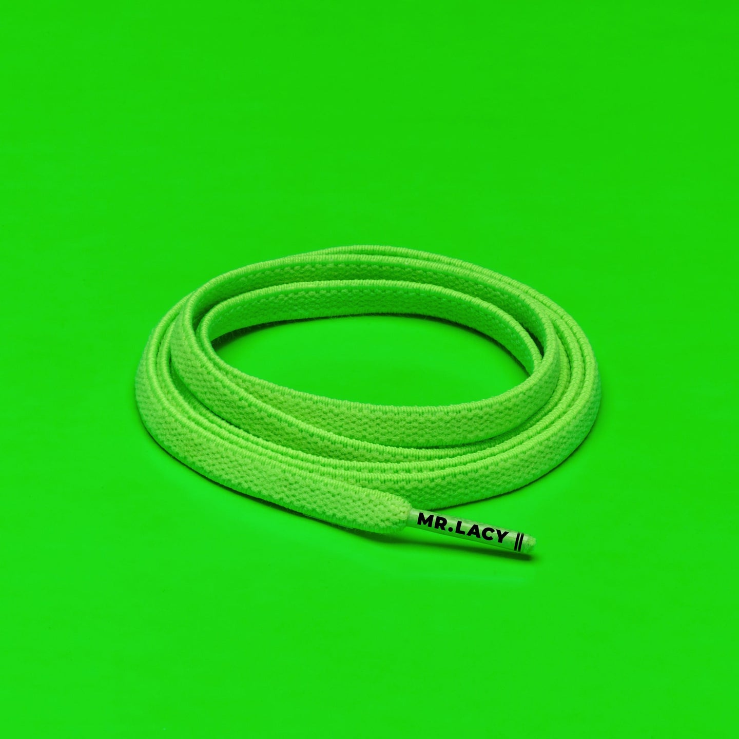 Flexies Shoelaces · Neon Green