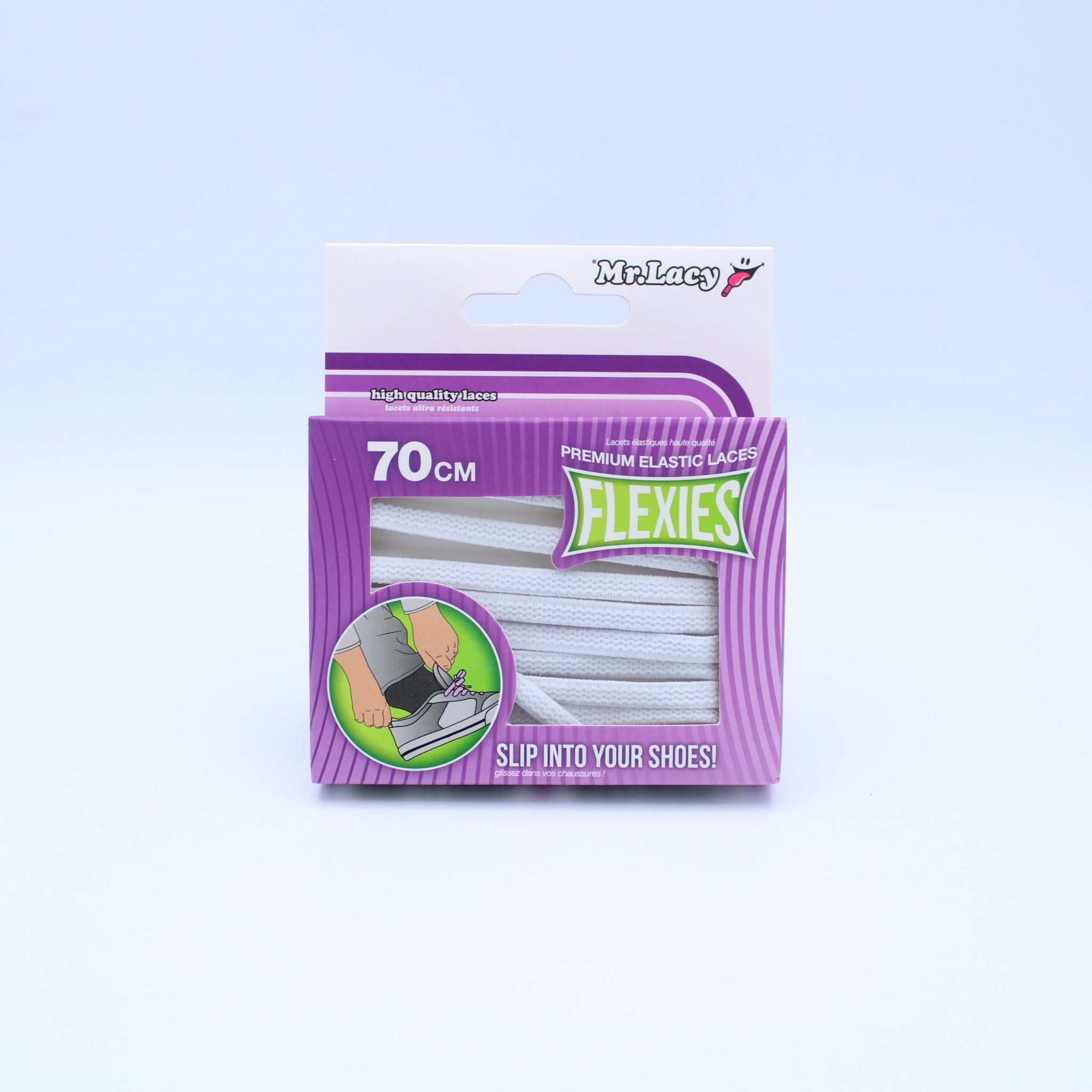 Flexies Toddler 70 cm Shoelaces · White