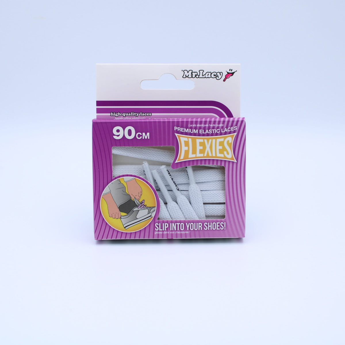 Simplex Flexies Buy Flexies Shoelaces - White · Mr.Lacy