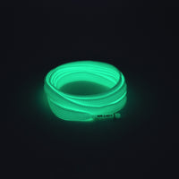 Flatties Shoelaces · Glow in the Dark Green