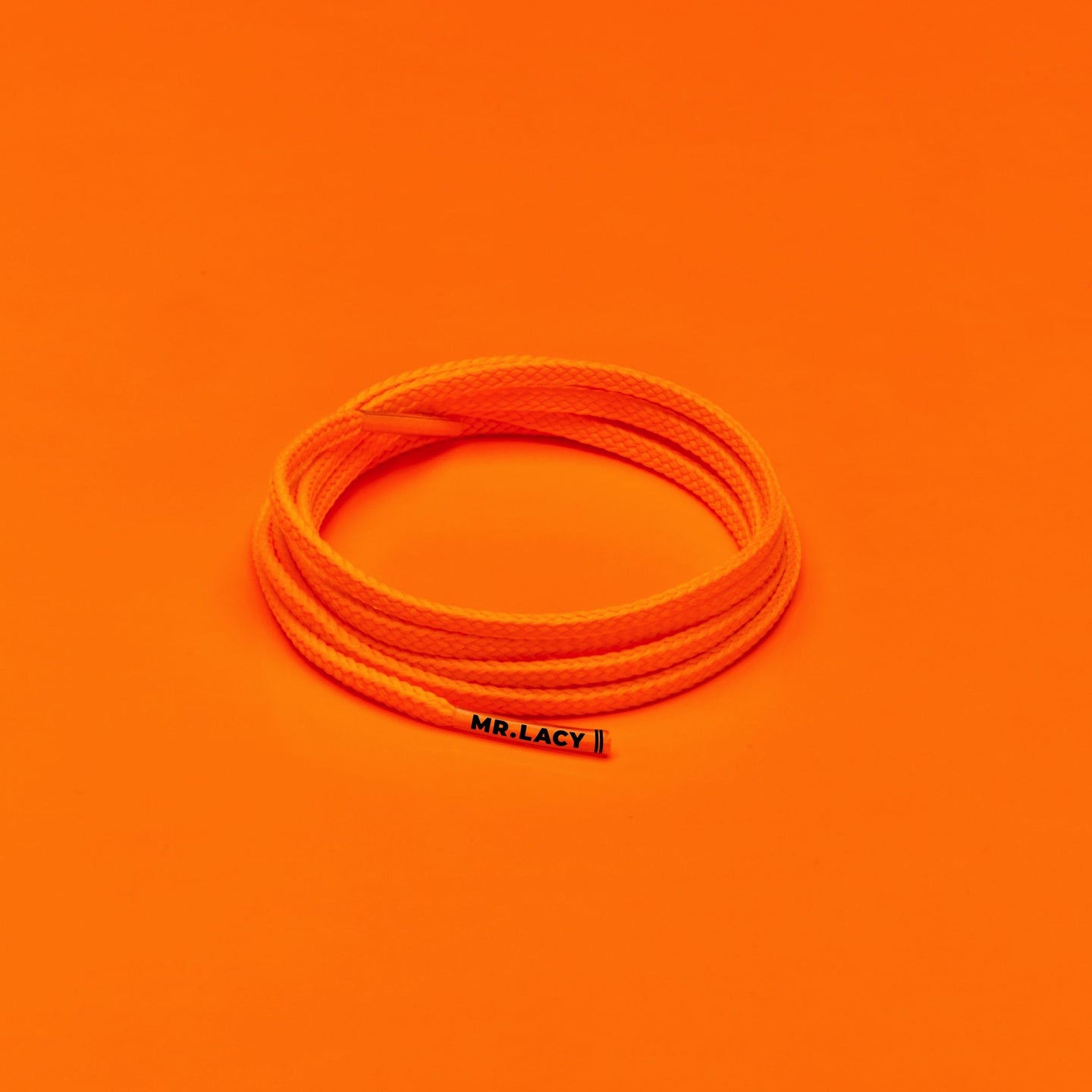 Goalies Slim Football Boot Laces · Bright Orange