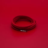 *Goalies Slim Football Boot Laces · Red · Mr.Lacy