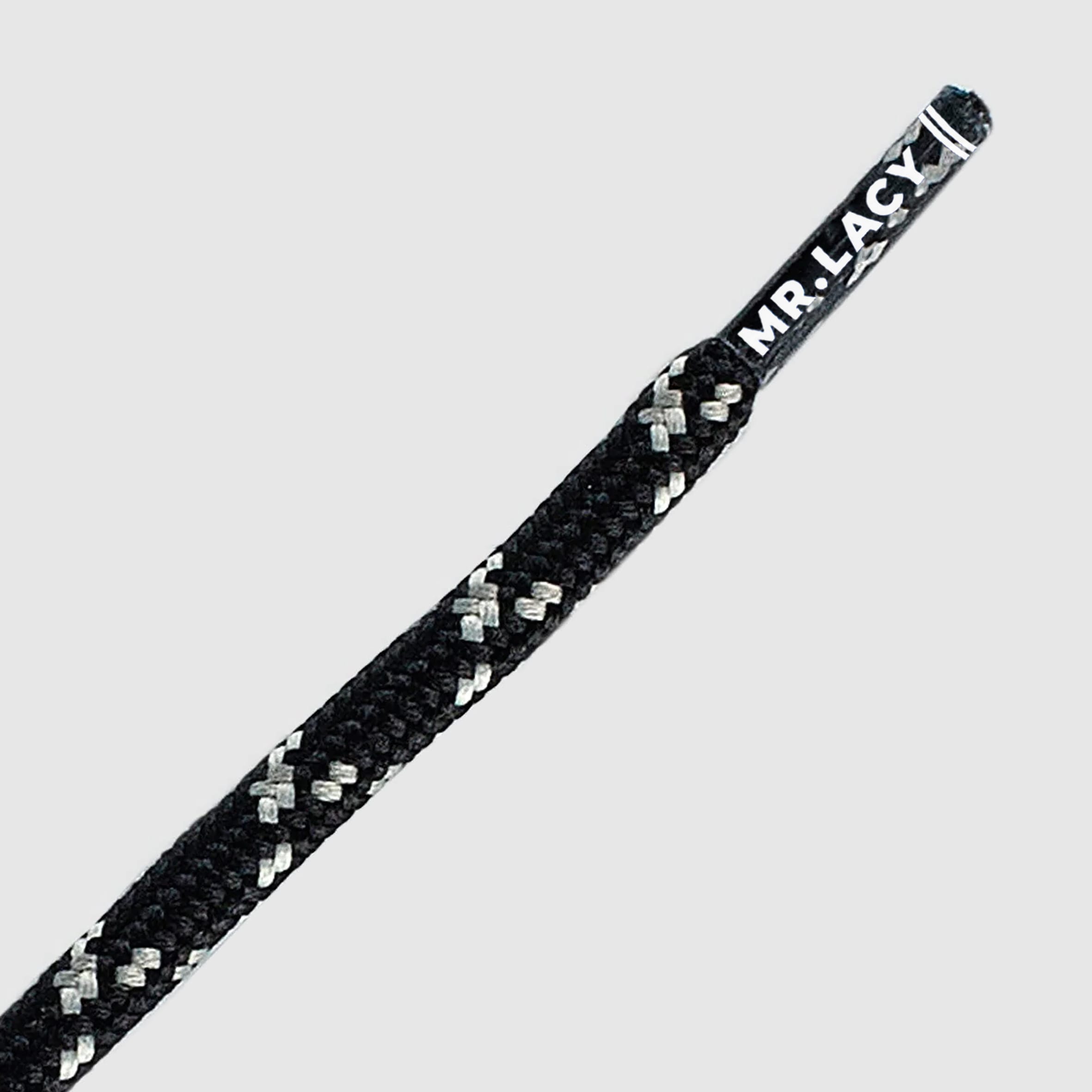 Buy Hikies Round Boot Laces Black Grey Light Grey Mr.Lacy