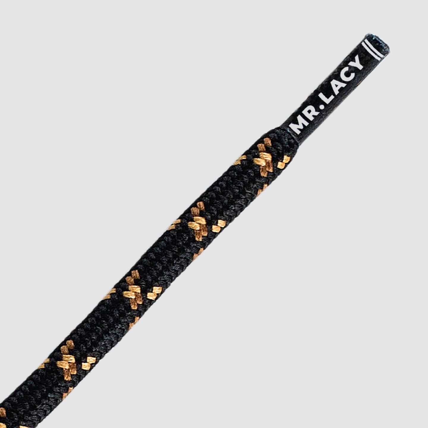 *Hikies Round Boot Laces · Black/Brown/Light Brown · Mr.Lacy