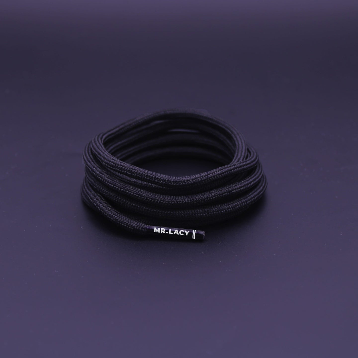 *Hillies DM Round Boot Laces · Black · Mr.Lacy