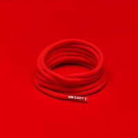 Hillies DM Round Boot Laces · Bright Red
