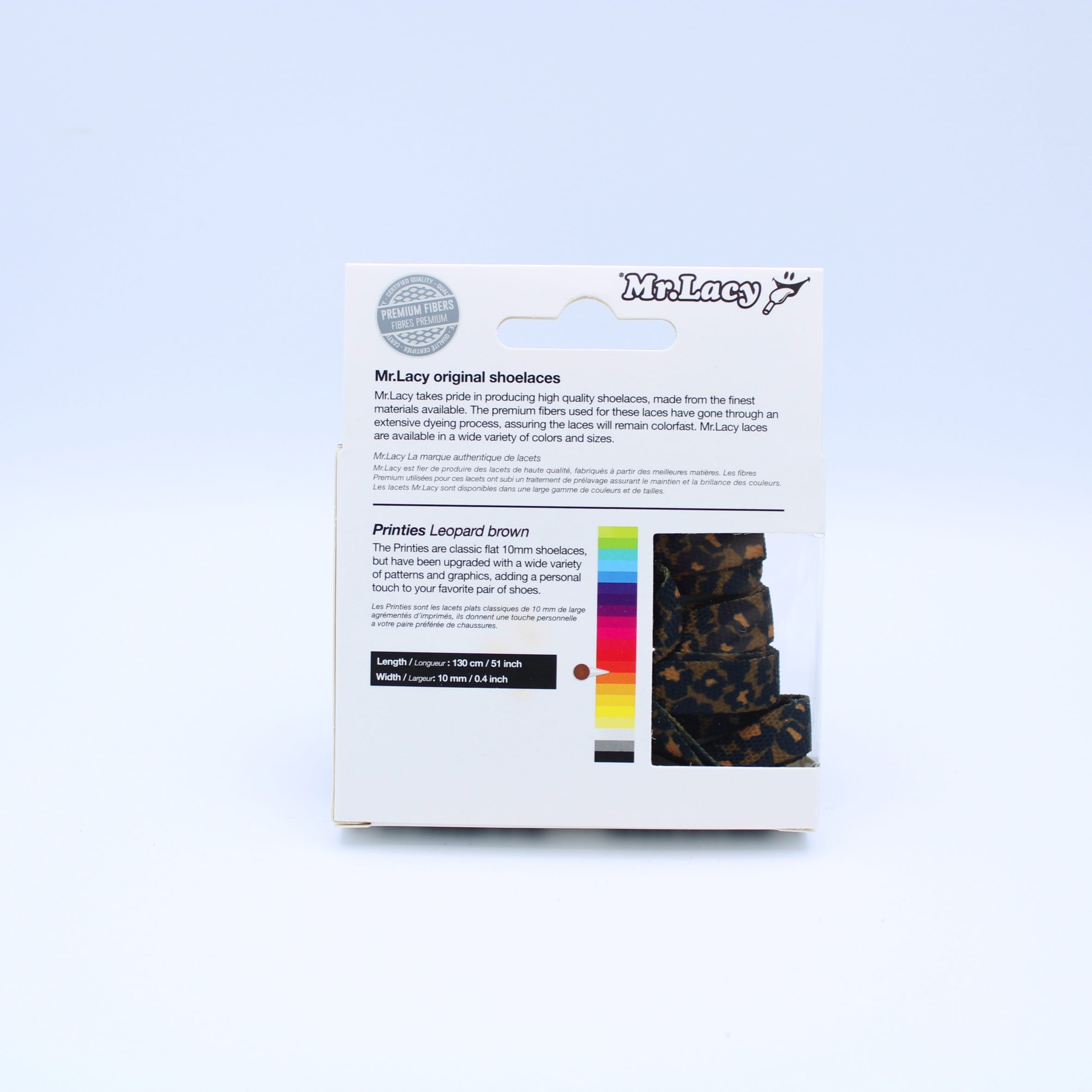 Buy Printies Shoelaces Leopard Brown ·