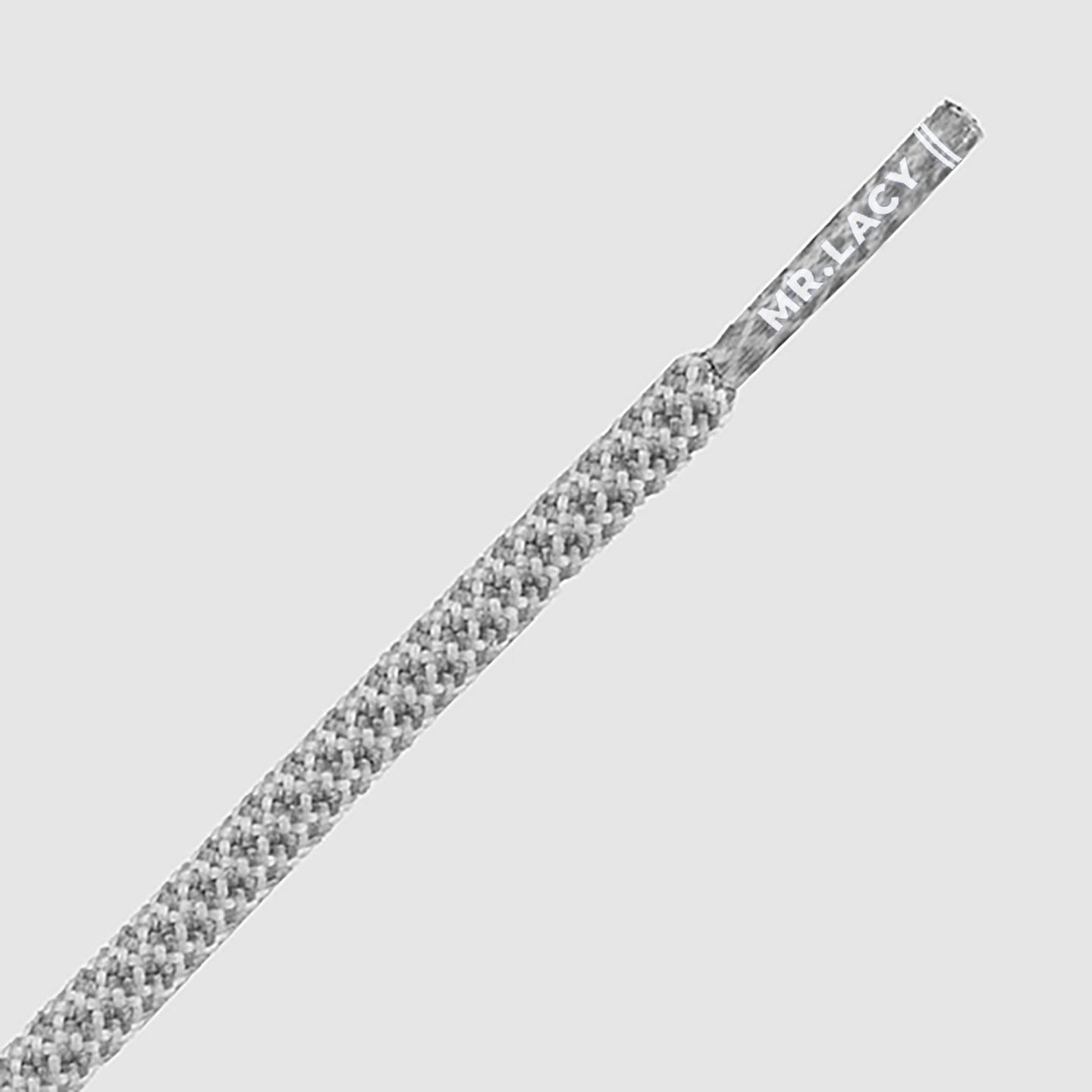*Ropies Shoelaces · Grey/White · Mr.Lacy
