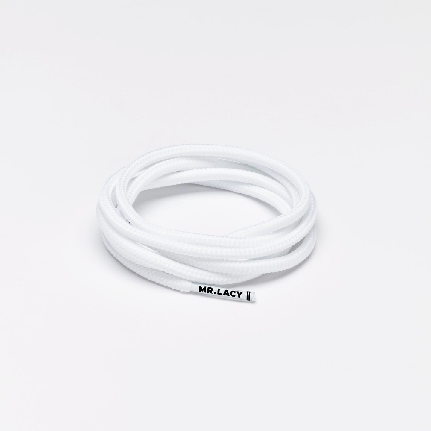 *Roundies Shoelaces · White · Mr.Lacy