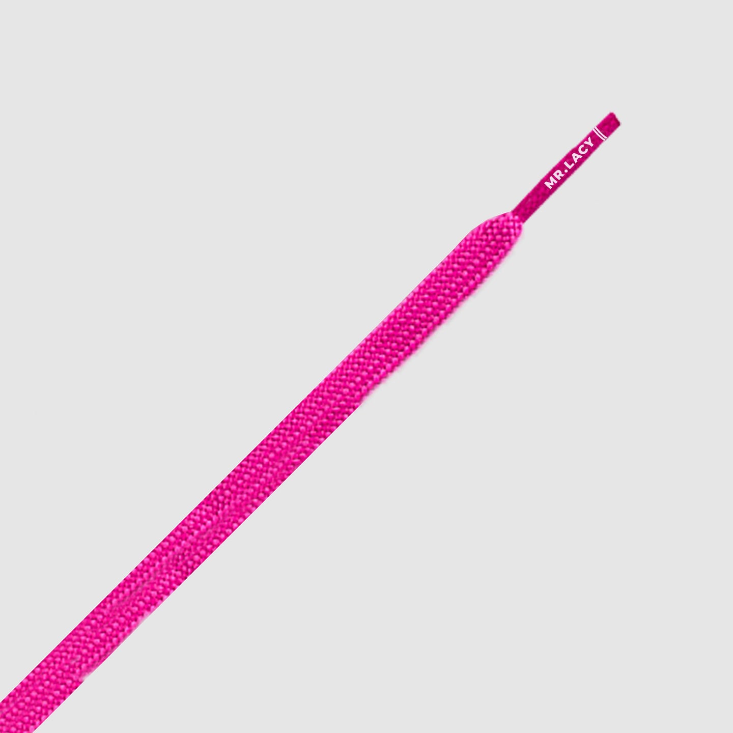 *Runnies Flat Shoelaces · Lipstick Pink · Mr.Lacy