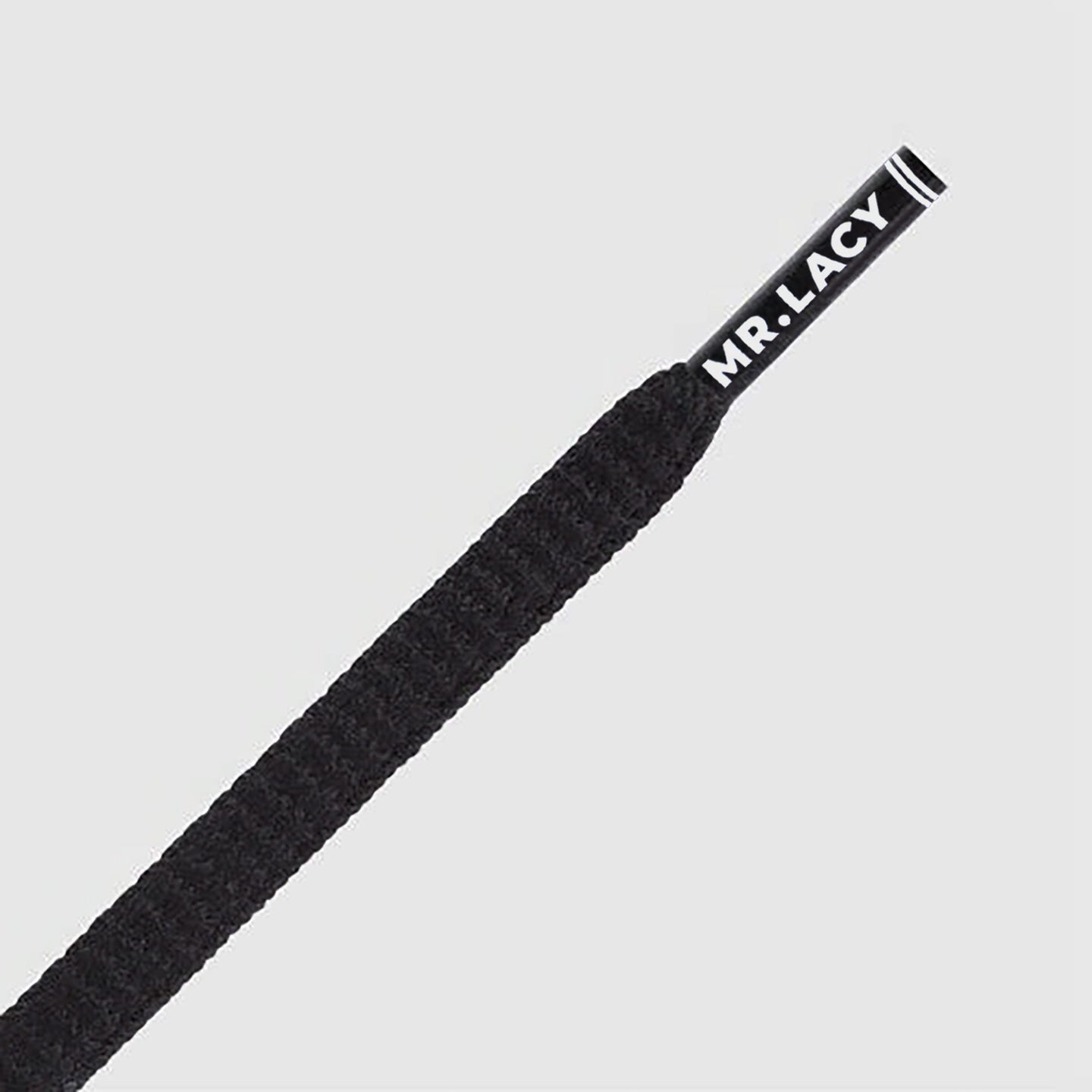 *Runnies Hydrophobic Shoelaces · Black · Mr.Lacy