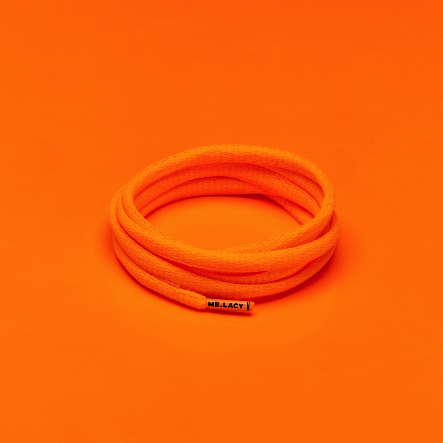 Flatties Shoelaces · Bright Orange