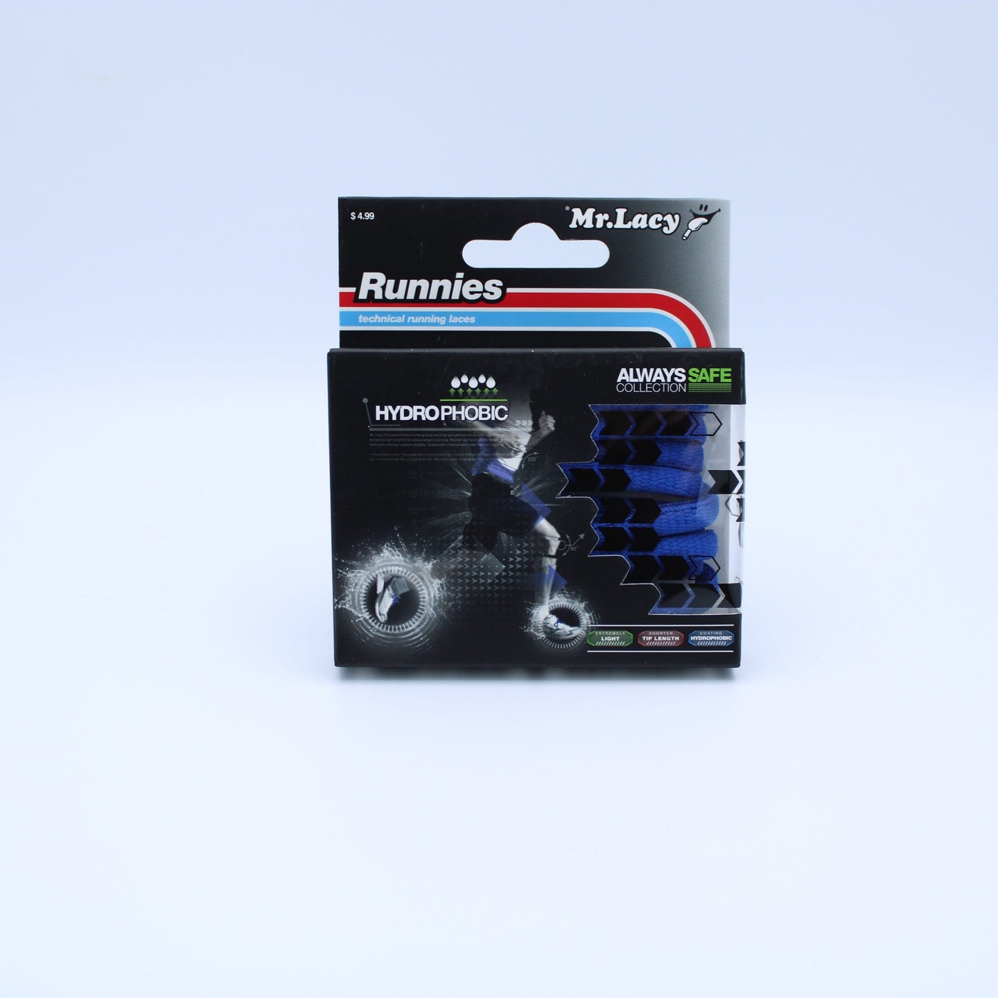 Runnies Hydrophobic Shoelaces · Royal Blue