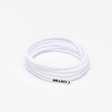 Runnies Round Shoelaces · White