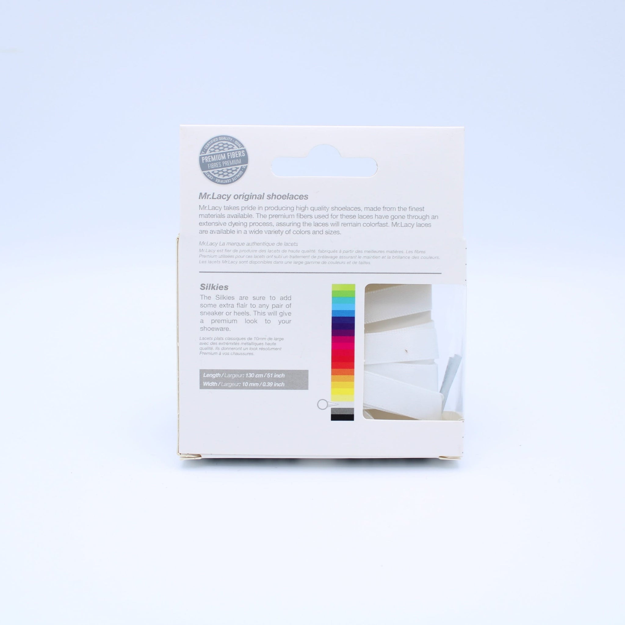 Silkies Shoelaces · White