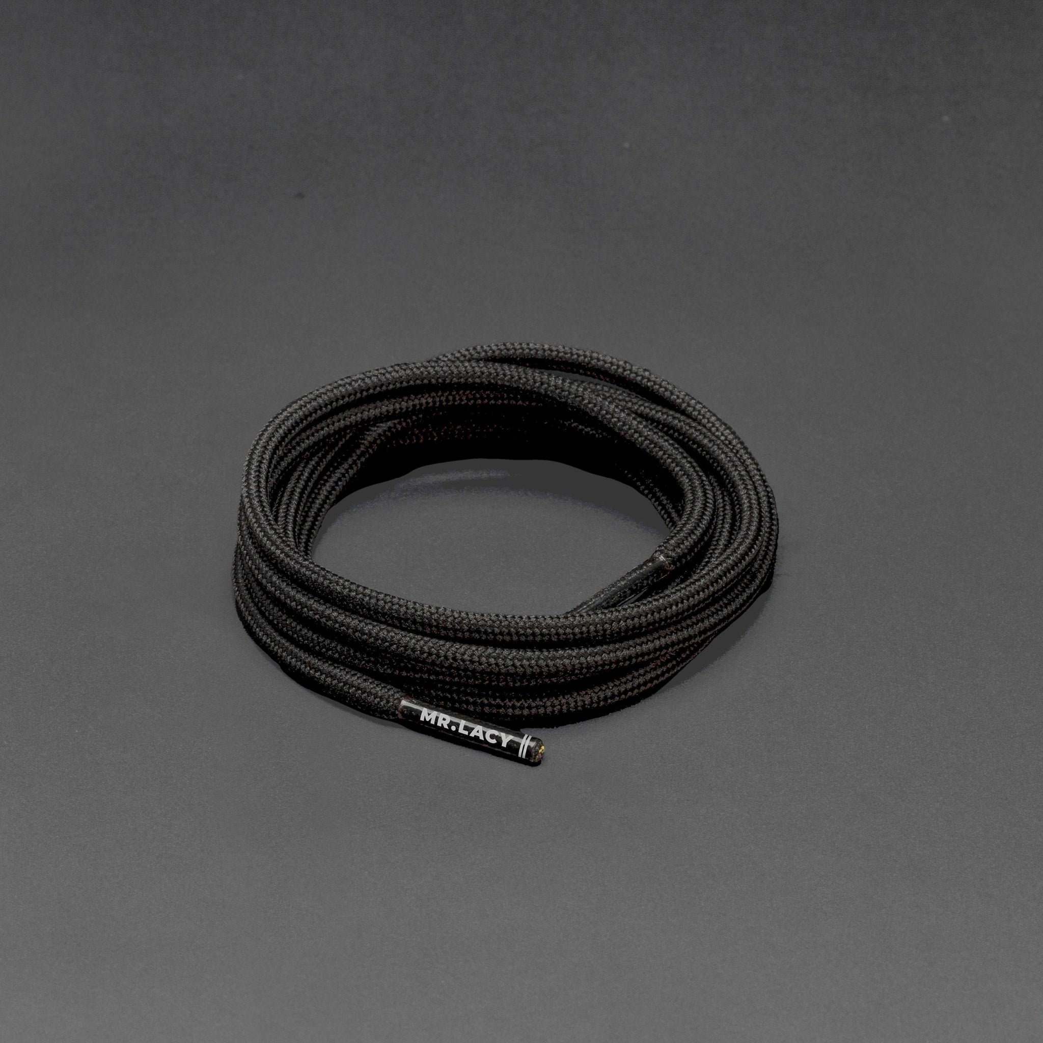 *Roundies Shoelaces · Black · Mr.Lacy