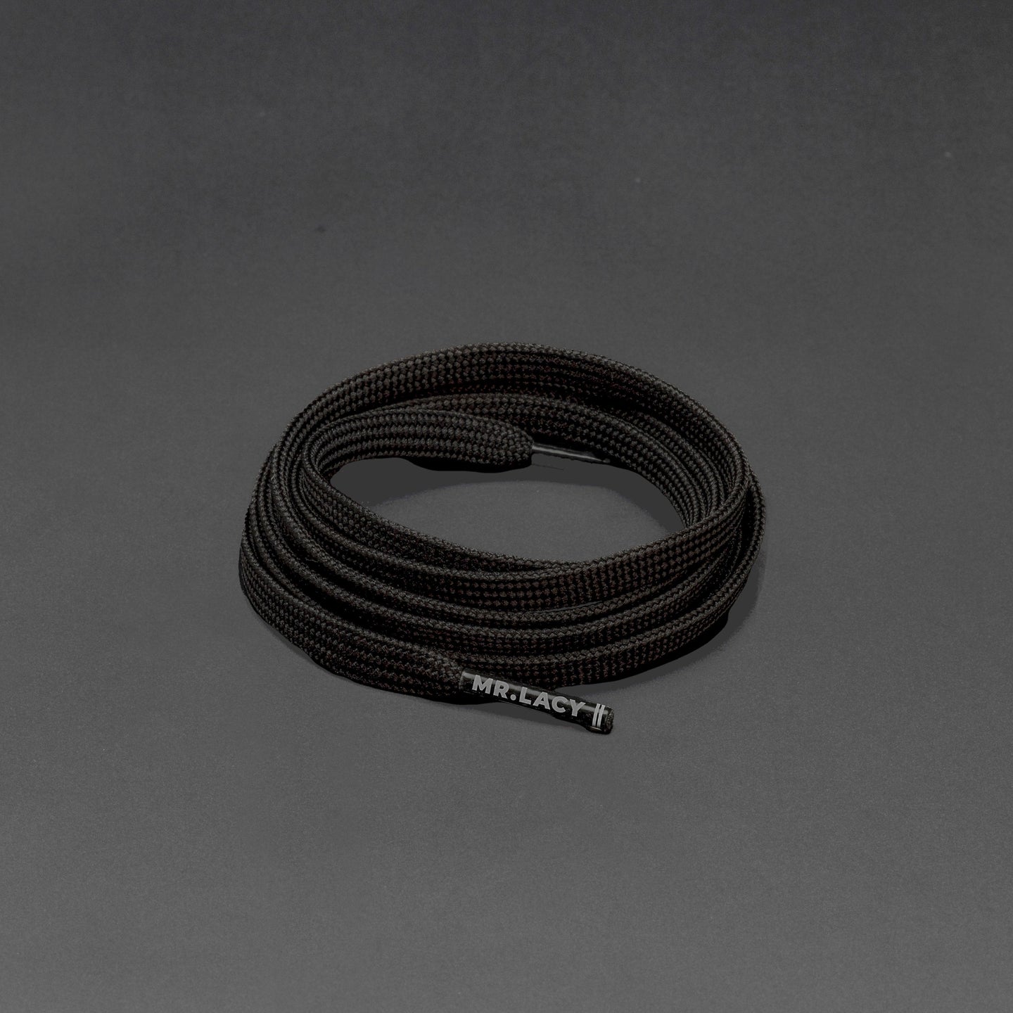 *Runnies Flat Shoelaces · Black · Mr.Lacy
