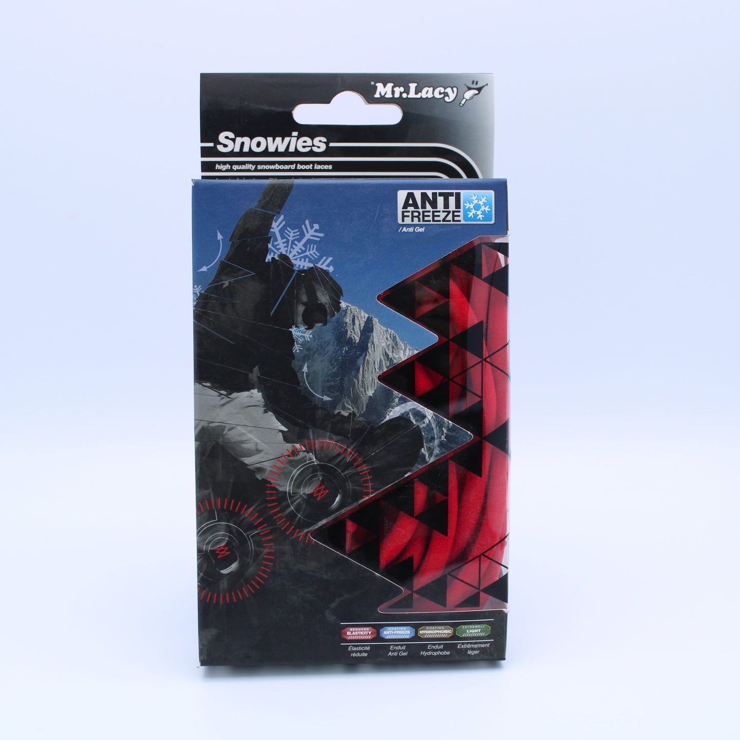 *Snowies Snowboard Boot Laces · Red · Mr.Lacy
