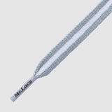 Stripies Shoelaces · Grey and White