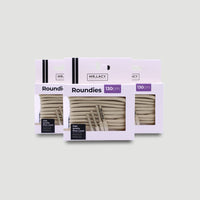 *Roundies Shoelaces · Cream · Mr.Lacy