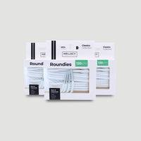 *Roundies Shoelaces · White · Mr.Lacy