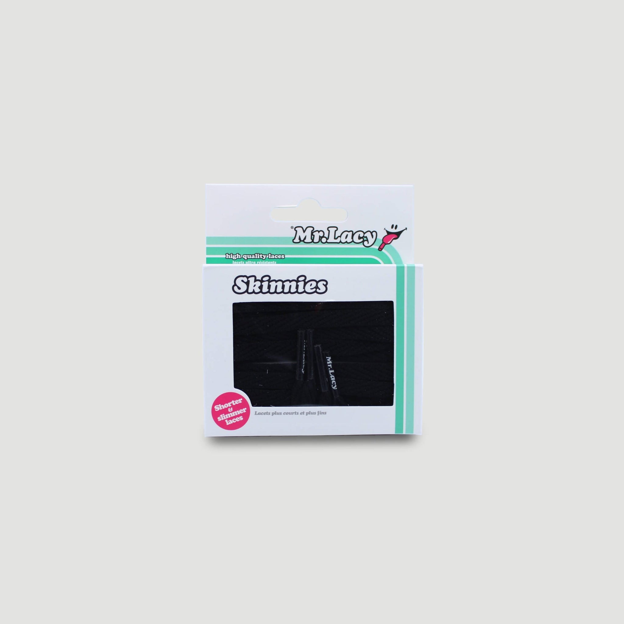 *Skinnies Shoelaces · Black · Mr.Lacy